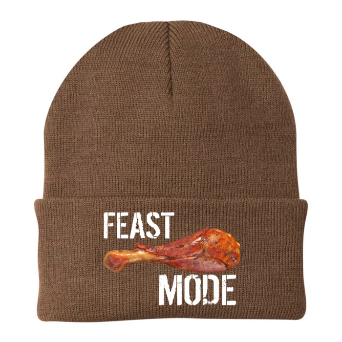 Feast Mode Thanksgiving Turkey Leg Knit Cap Winter Beanie