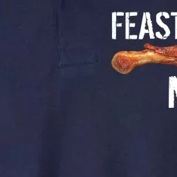 Feast Mode Thanksgiving Turkey Leg Softstyle Adult Sport Polo