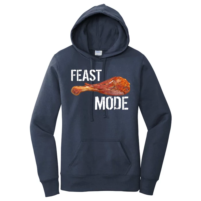 Feast Mode Thanksgiving Turkey Leg Women's Pullover Hoodie