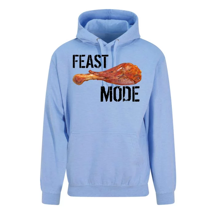 Feast Mode Thanksgiving Turkey Leg Unisex Surf Hoodie