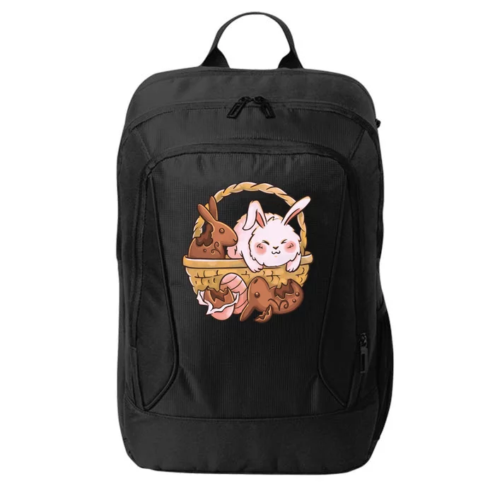 Fat Easter Bunny Cute City Backpack