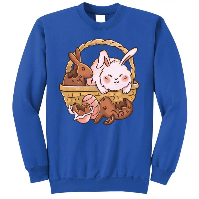 Fat Easter Bunny Cute Tall Sweatshirt