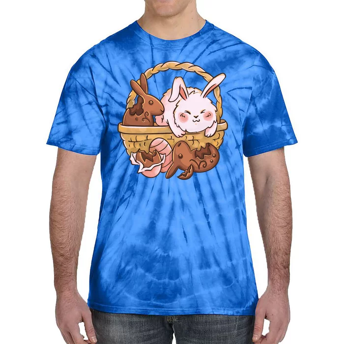 Fat Easter Bunny Cute Tie-Dye T-Shirt