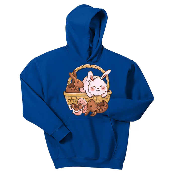 Fat Easter Bunny Cute Kids Hoodie