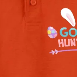 Funny Easter Basket Egg Gone Hunting Funny Gift Dry Zone Grid Performance Polo