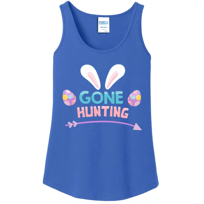 Funny Easter Basket Egg Gone Hunting Funny Gift Ladies Essential Tank