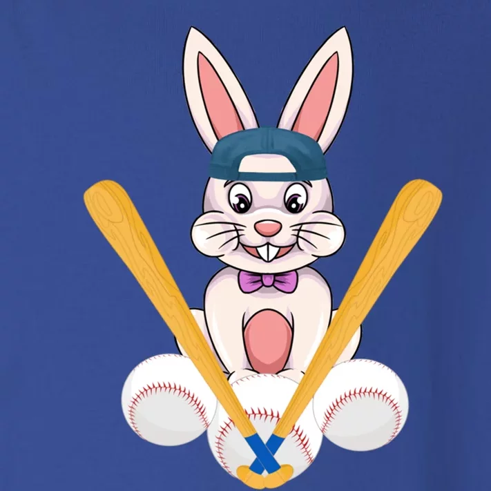 Funny Easter Bunny With Baseball Cap Baseball Lover Pitcher Great Gift Toddler Long Sleeve Shirt