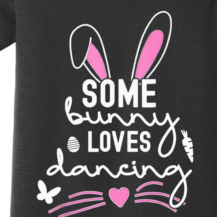 Funny Easter Bunny Ears Dancing Dance Lover Pun Baby Bodysuit