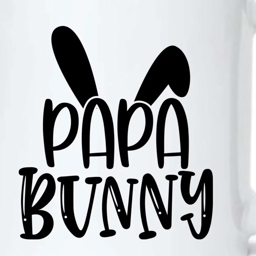 Family Easter Bunny Dad Daddy Happy Easter Papa Bunny Gift Black Color Changing Mug