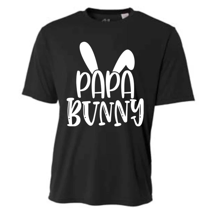 Family Easter Bunny Dad Daddy Happy Easter Papa Bunny Gift Cooling Performance Crew T-Shirt