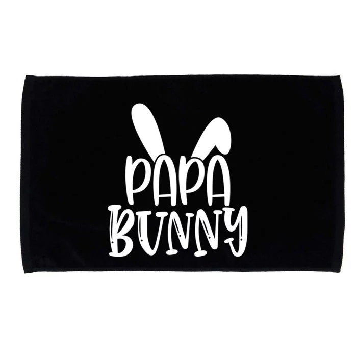 Family Easter Bunny Dad Daddy Happy Easter Papa Bunny Gift Microfiber Hand Towel