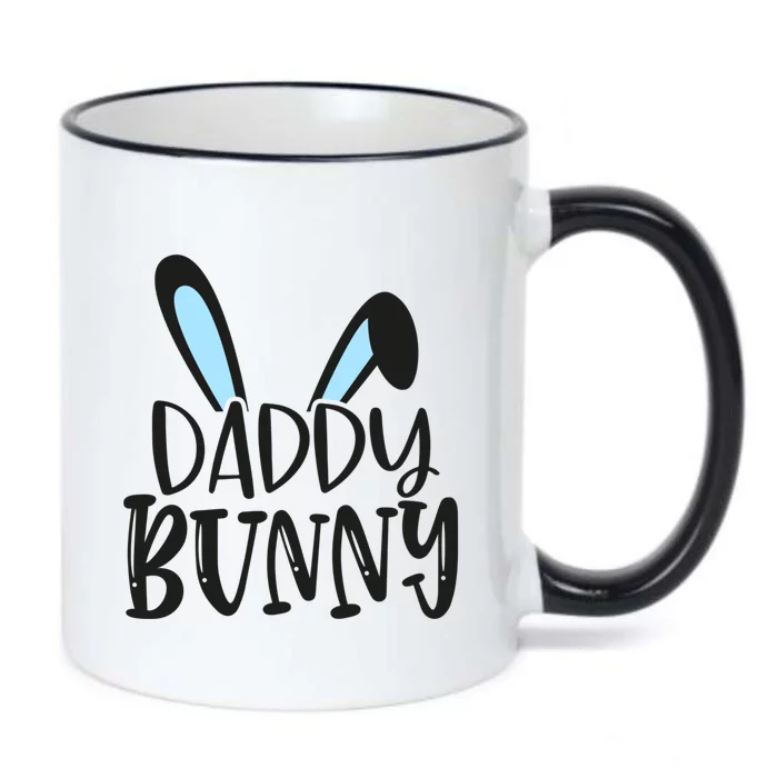 Family Easter Bunny Dad Papa Happy Easter Daddy Bunny Gift Black Color Changing Mug