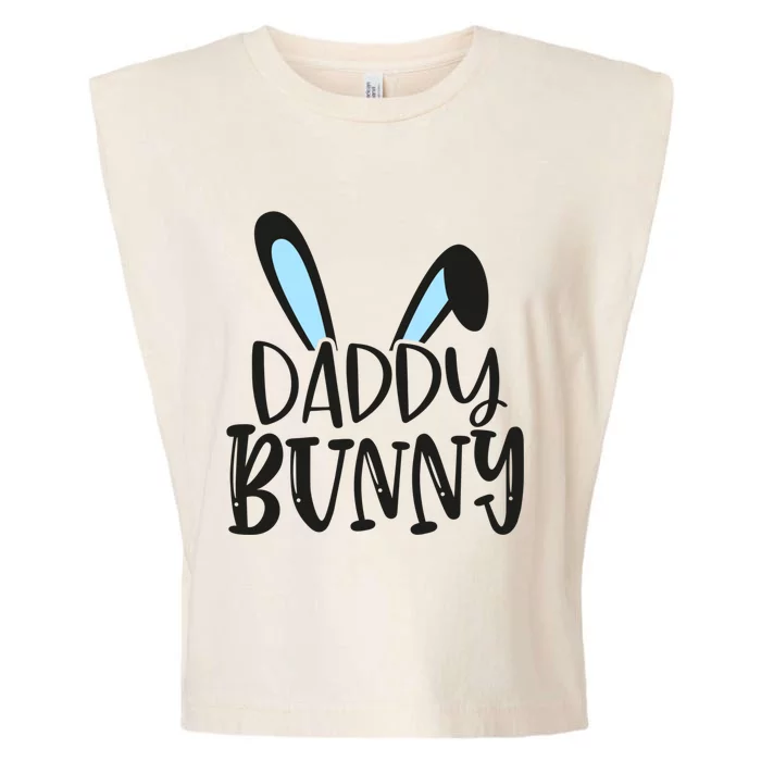 Family Easter Bunny Dad Papa Happy Easter Daddy Bunny Gift Garment-Dyed Women's Muscle Tee