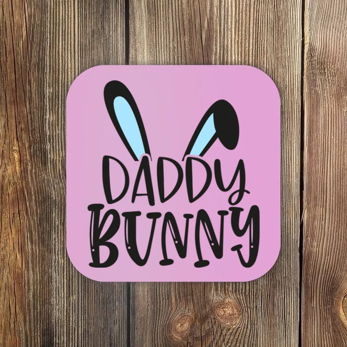 Family Easter Bunny Dad Papa Happy Easter Daddy Bunny Gift Coaster