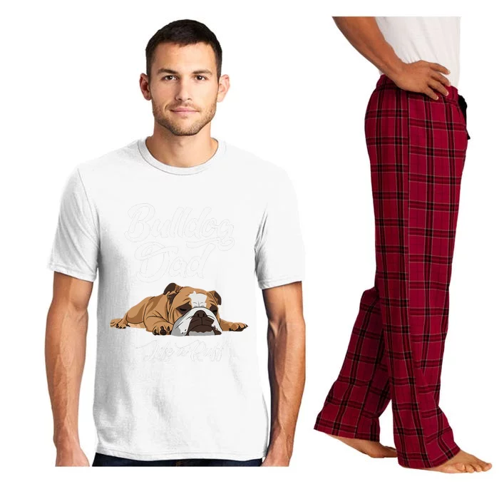 Funny English Bulldog Bulldog Dad Life Is Ruff Pajama Set