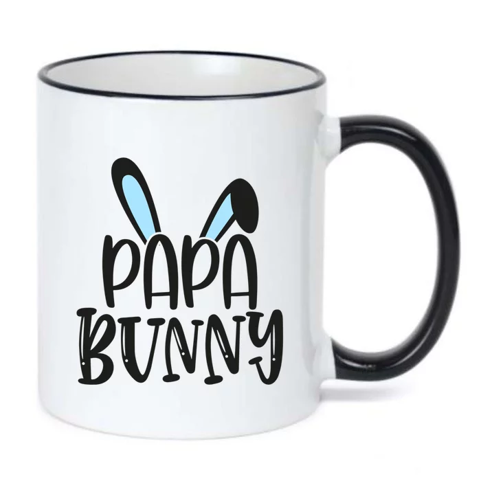 Family Easter Bunny Dad Daddy Happy Easter Papa Bunny Funny Gift Black Color Changing Mug