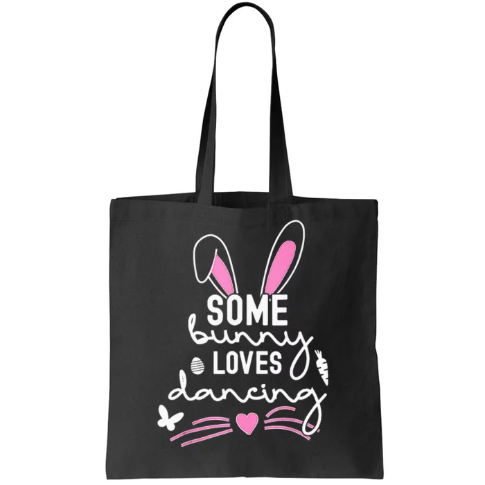 Funny Easter Bunny Ears Dancing Dance Lover Pun Tote Bag