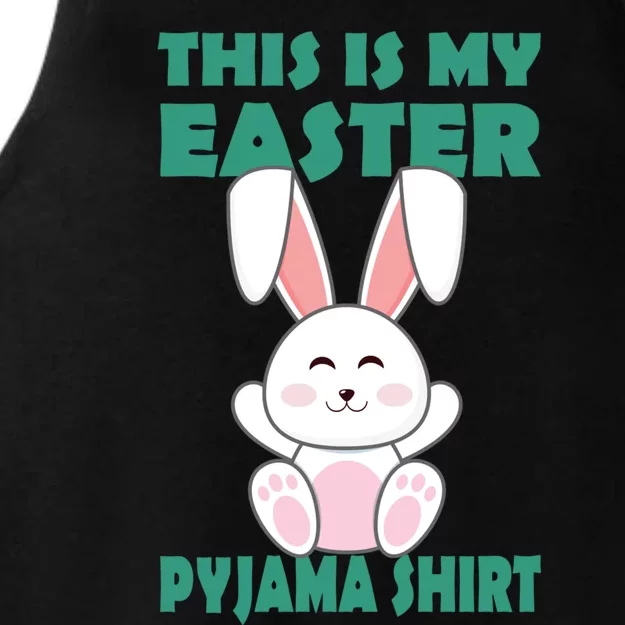 Funny Easter Bunny This Is My Easter Pyjama Cool Gift Ladies Tri-Blend Wicking Tank