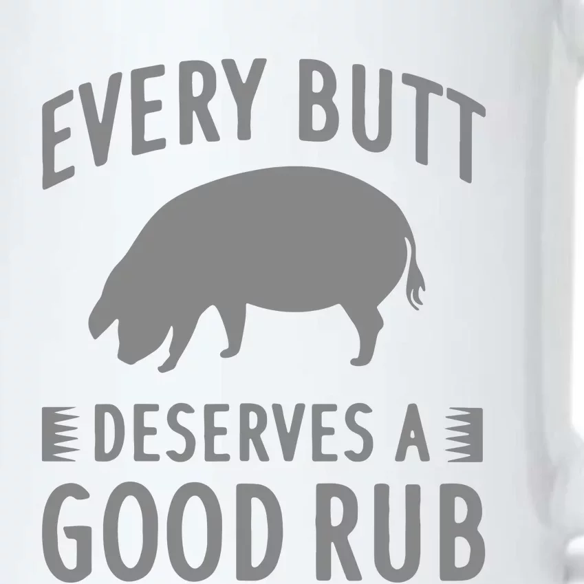 Funny Every Butt Deserves A Good Rub Gift Grill Black Color Changing Mug