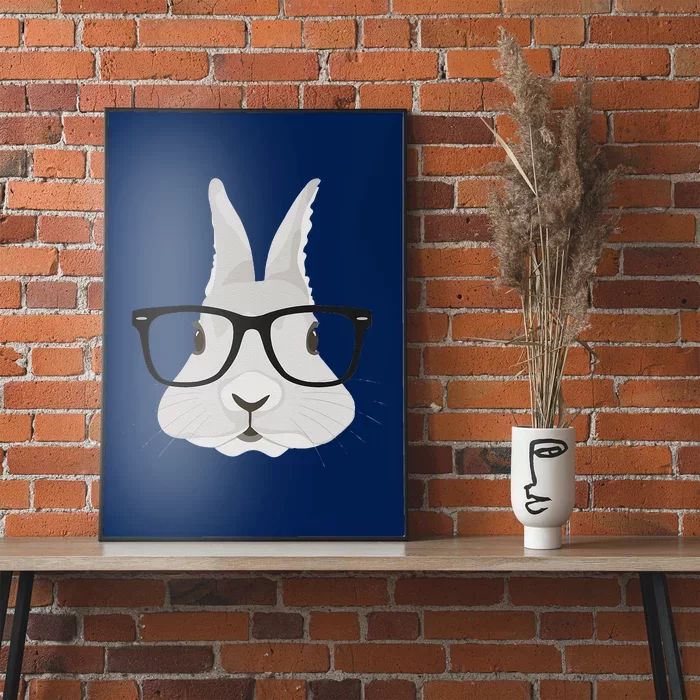 Funny Easter Bunny Cute Cool Easter Bunny Poster