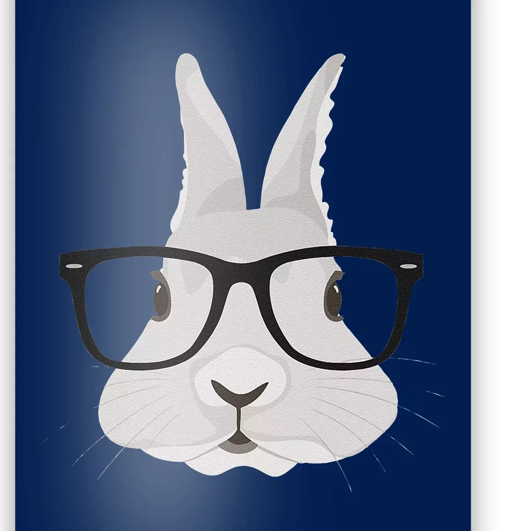 Funny Easter Bunny Cute Cool Easter Bunny Poster