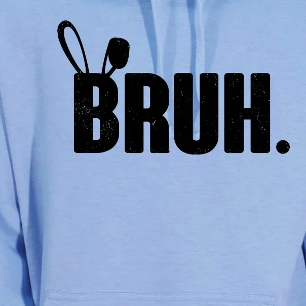 Funny Easter Bruh Bunny Rabbit Ears Unisex Surf Hoodie