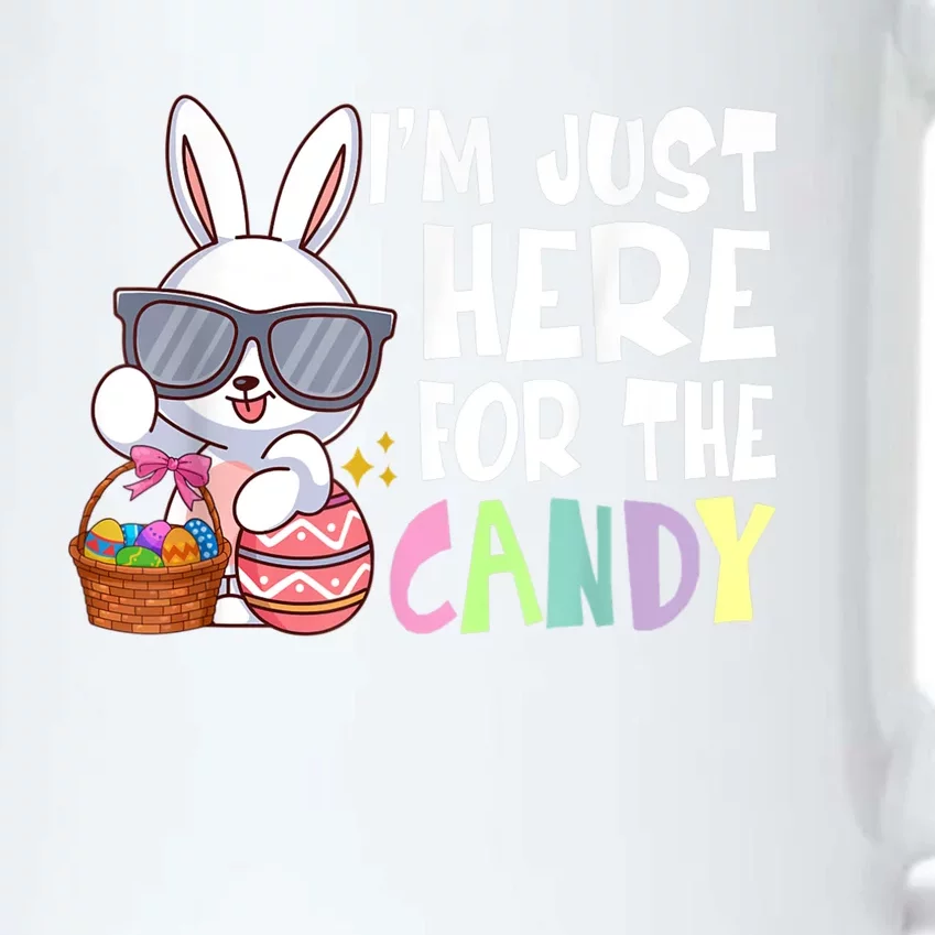 Funny Easter Bunny I'm Just Here For Easter Candy Black Color Changing Mug