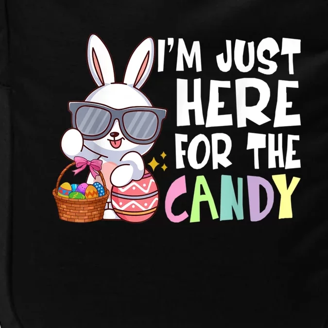 Funny Easter Bunny I'm Just Here For Easter Candy Impact Tech Backpack