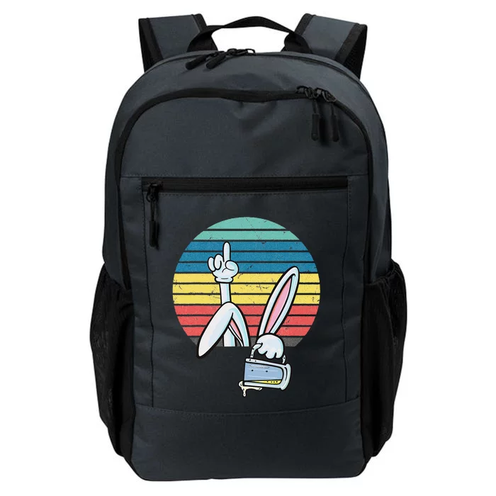 Funny Easter Bunny Drinking Beer Gifts Daily Commute Backpack