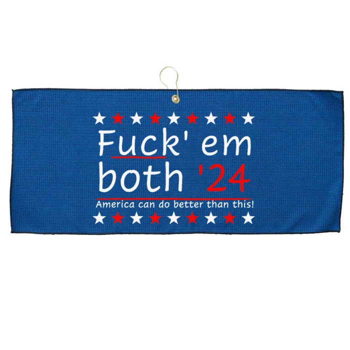 Fuck Em Both 24 America Can Do Better Than This Large Microfiber Waffle Golf Towel