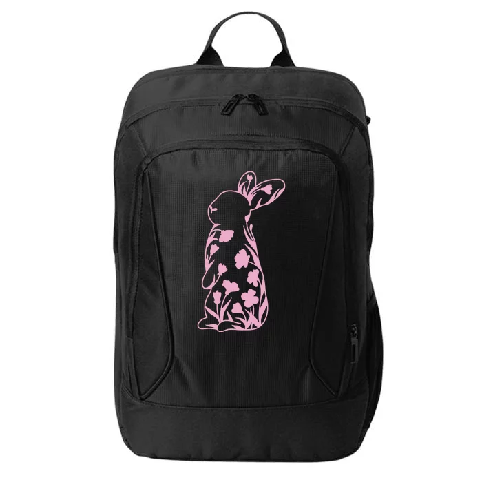 Floral Easter Bunny City Backpack