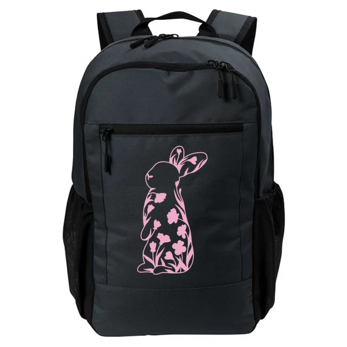 Floral Easter Bunny Daily Commute Backpack