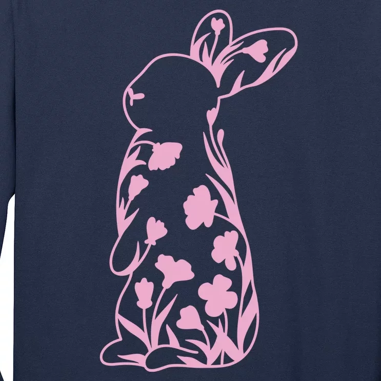 Floral Easter Bunny Long Sleeve Shirt