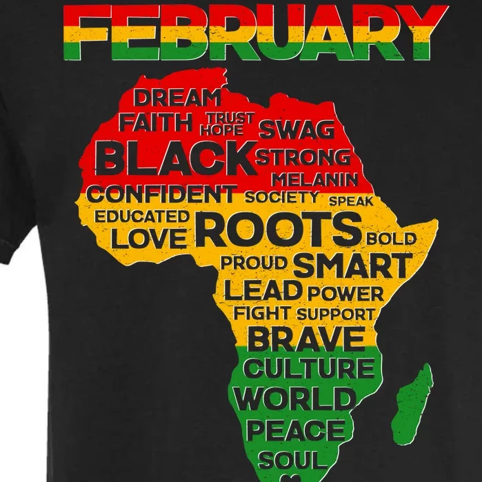 February Africa Black History Month Garment-Dyed Heavyweight T-Shirt