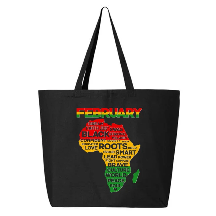 February Africa Black History Month 25L Jumbo Tote