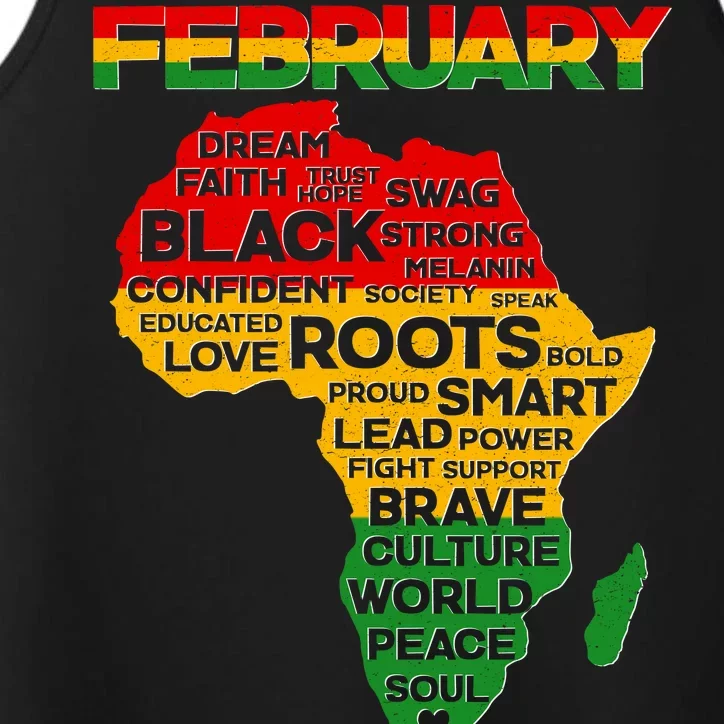 February Africa Black History Month Performance Tank