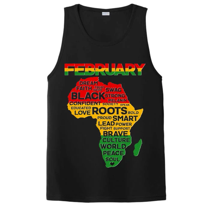 February Africa Black History Month Performance Tank