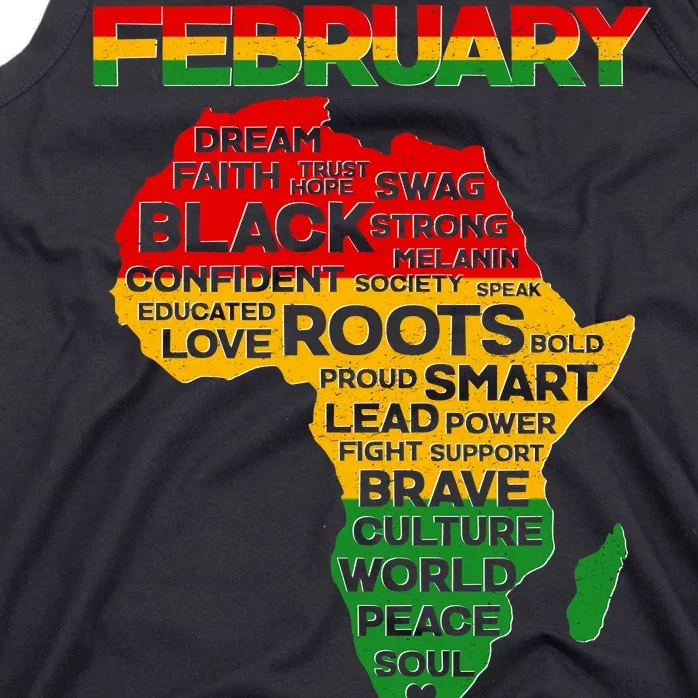 February Africa Black History Month Tank Top