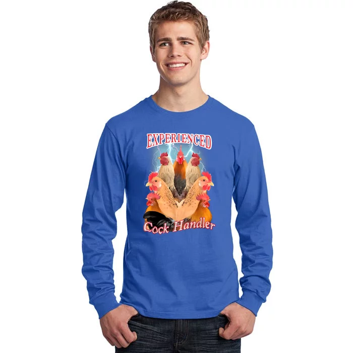 Funny Experienced Cock Handler Tall Long Sleeve T-Shirt