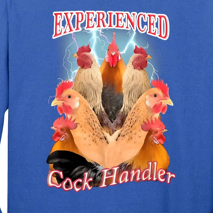 Funny Experienced Cock Handler Tall Long Sleeve T-Shirt