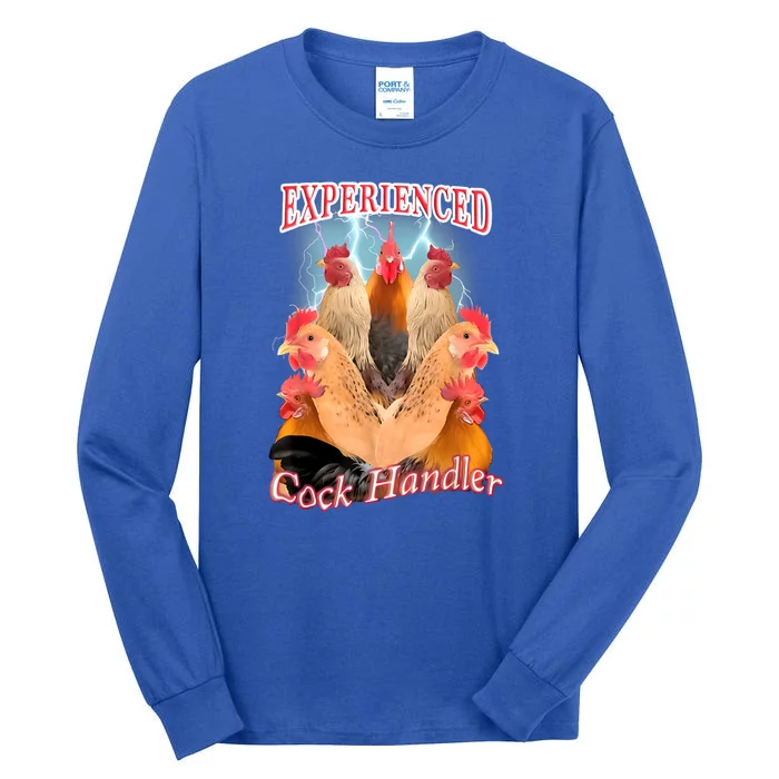 Funny Experienced Cock Handler Tall Long Sleeve T-Shirt