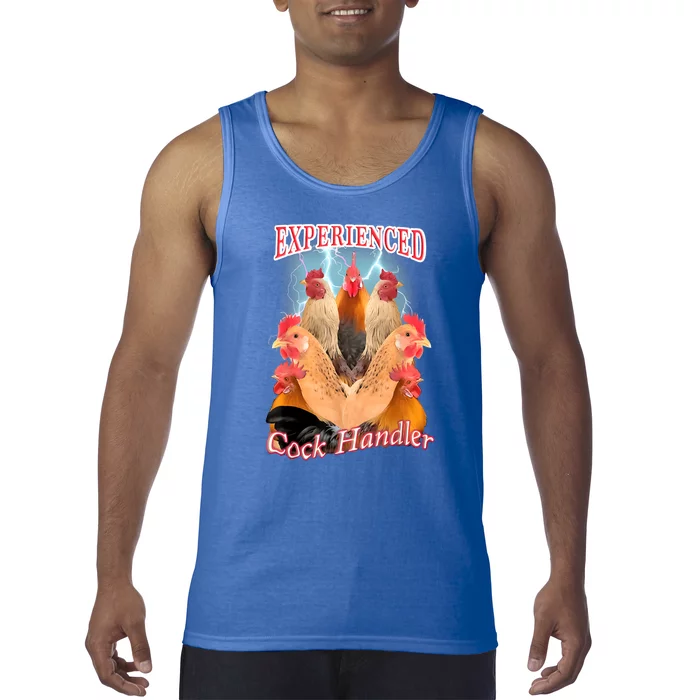 Funny Experienced Cock Handler Tank Top