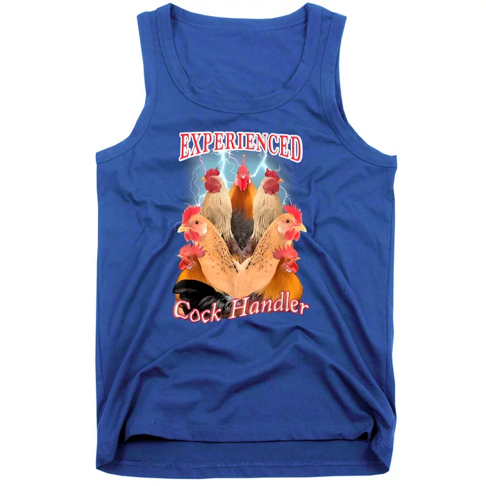 Funny Experienced Cock Handler Tank Top