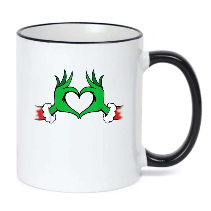 Funny Elf Christmas Black Color Changing Mug