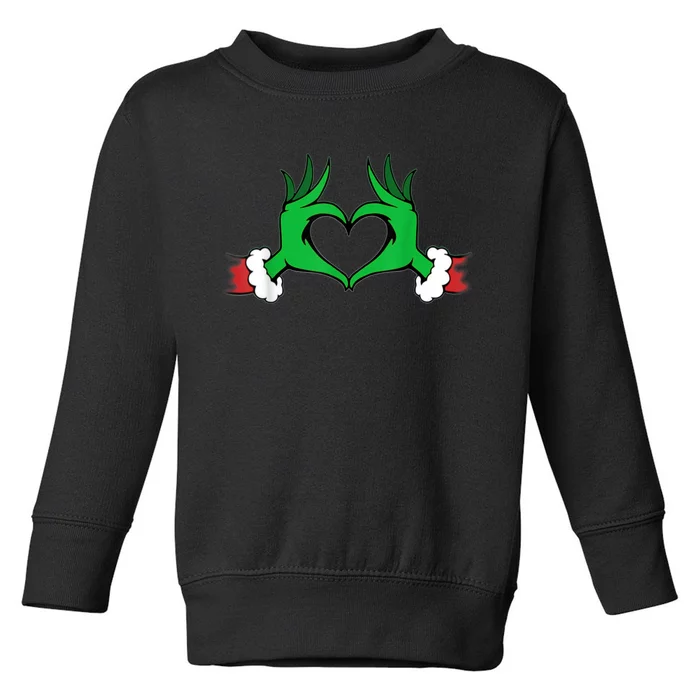 Funny Elf Christmas Toddler Sweatshirt