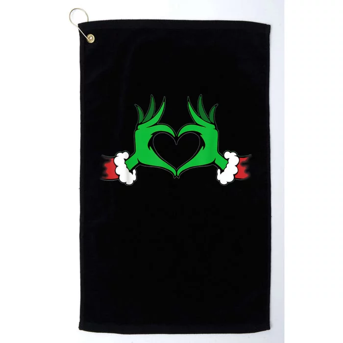 Funny Elf Christmas Platinum Collection Golf Towel