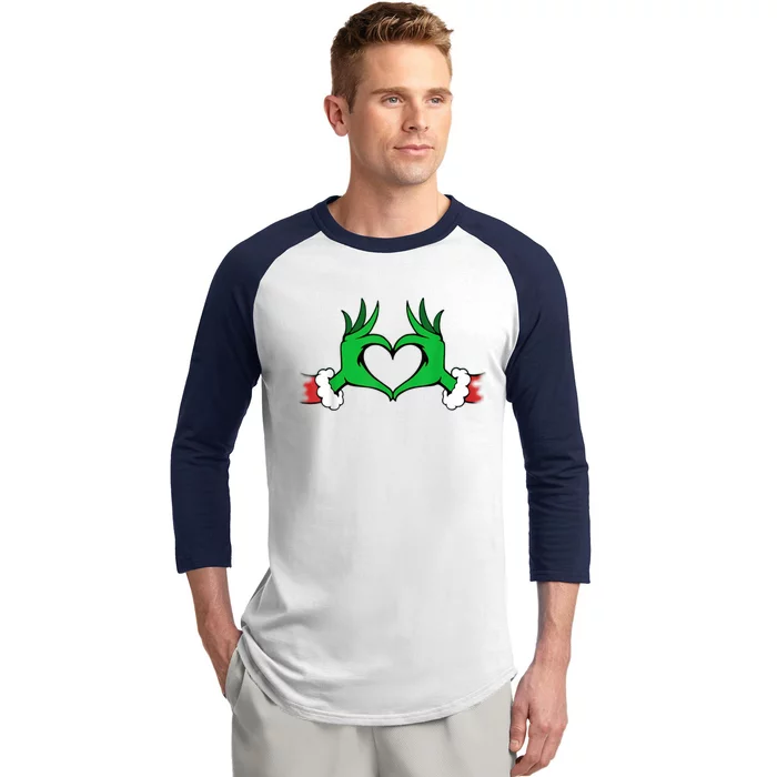 Funny Elf Christmas Baseball Sleeve Shirt