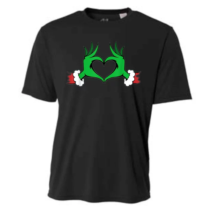 Funny Elf Christmas Cooling Performance Crew T-Shirt