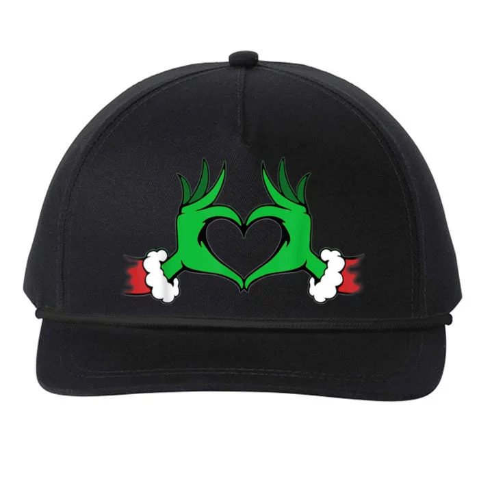 Funny Elf Christmas Snapback Five-Panel Rope Hat