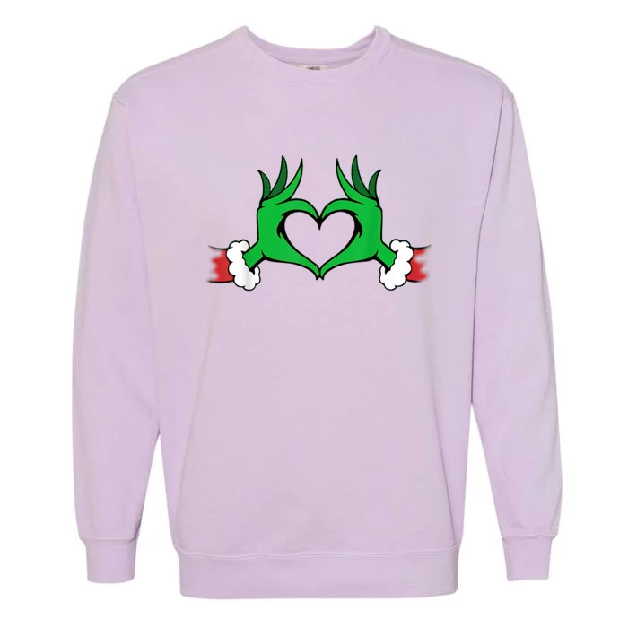 Funny Elf Christmas Garment-Dyed Sweatshirt